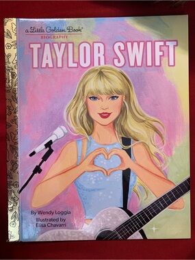 Taylor Swift Little Golden Book - Pink & Pastel Children's Biography